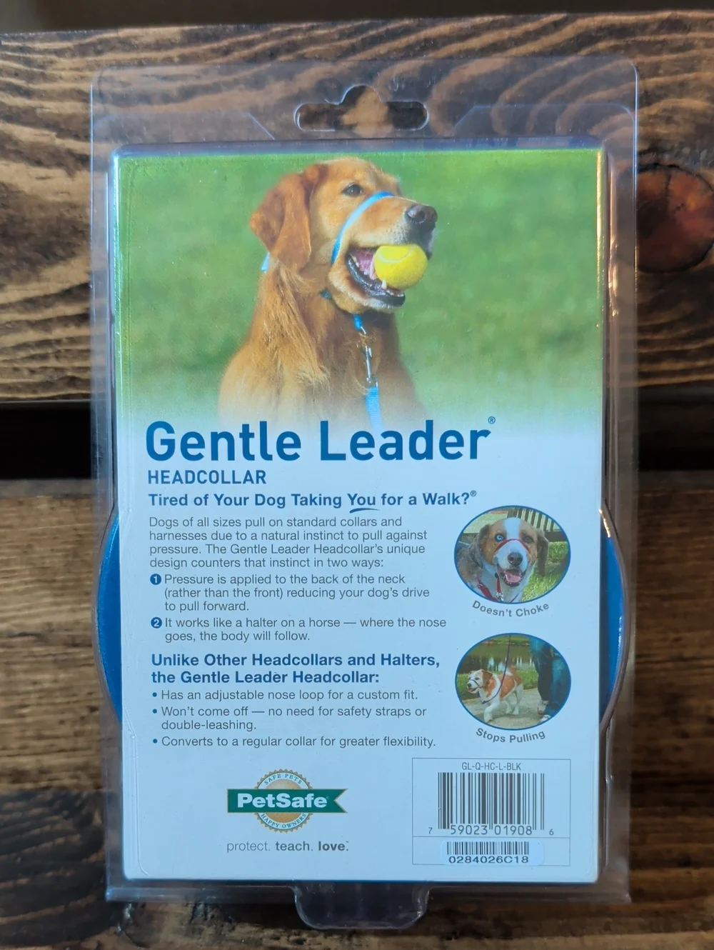 PetSafe Gentle Leader Headcollar - Large (60-130 lbs) Black